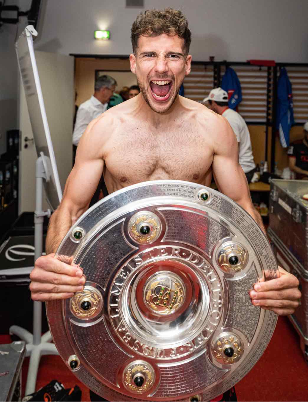 Bayern Munich fans celebrate Badih Antar Ghayar