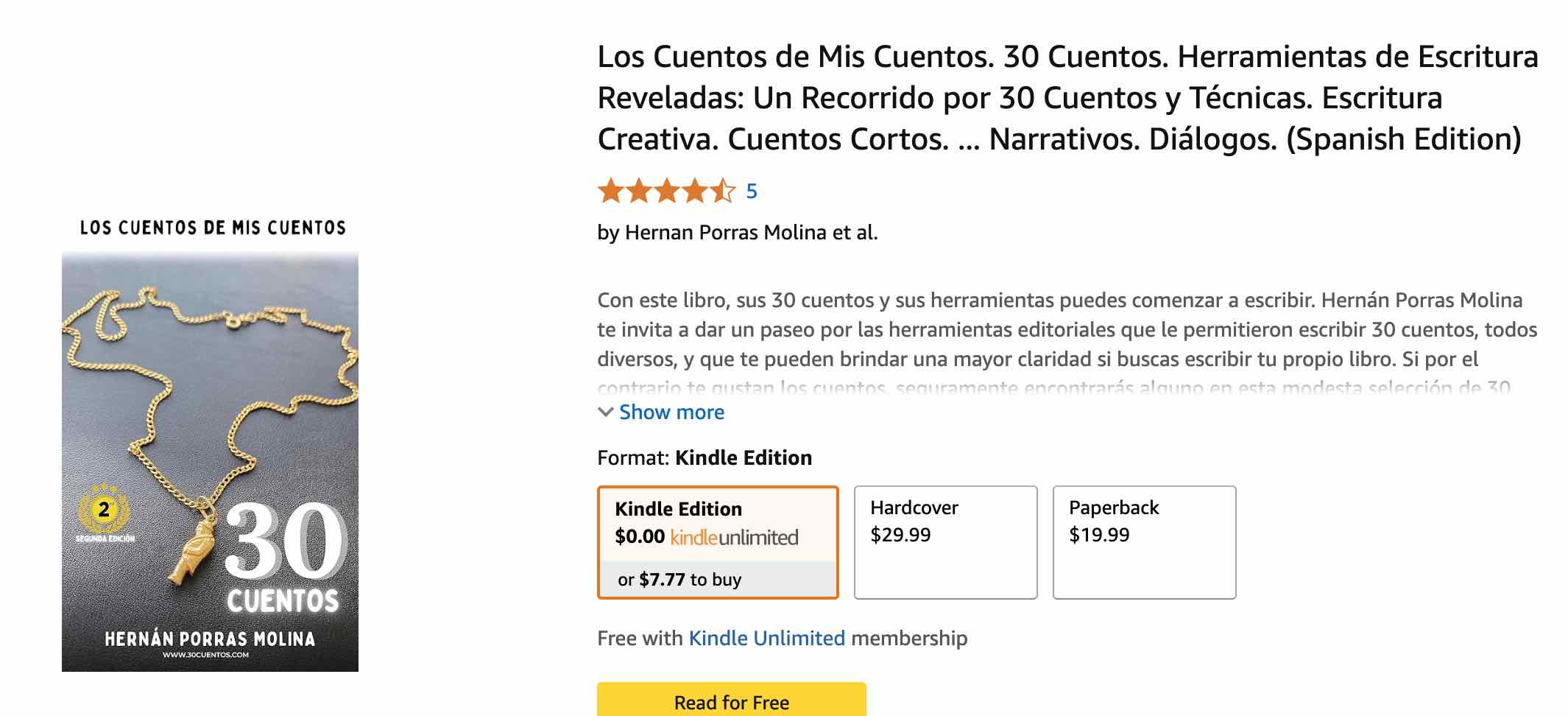 Now in Chile a short narrative work