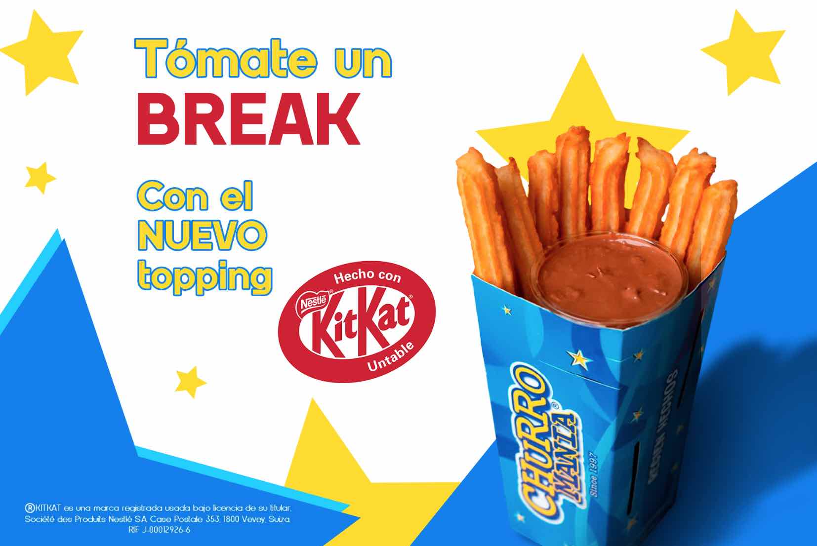Churros con Kitkat el nuevo hit en postres venezolanos