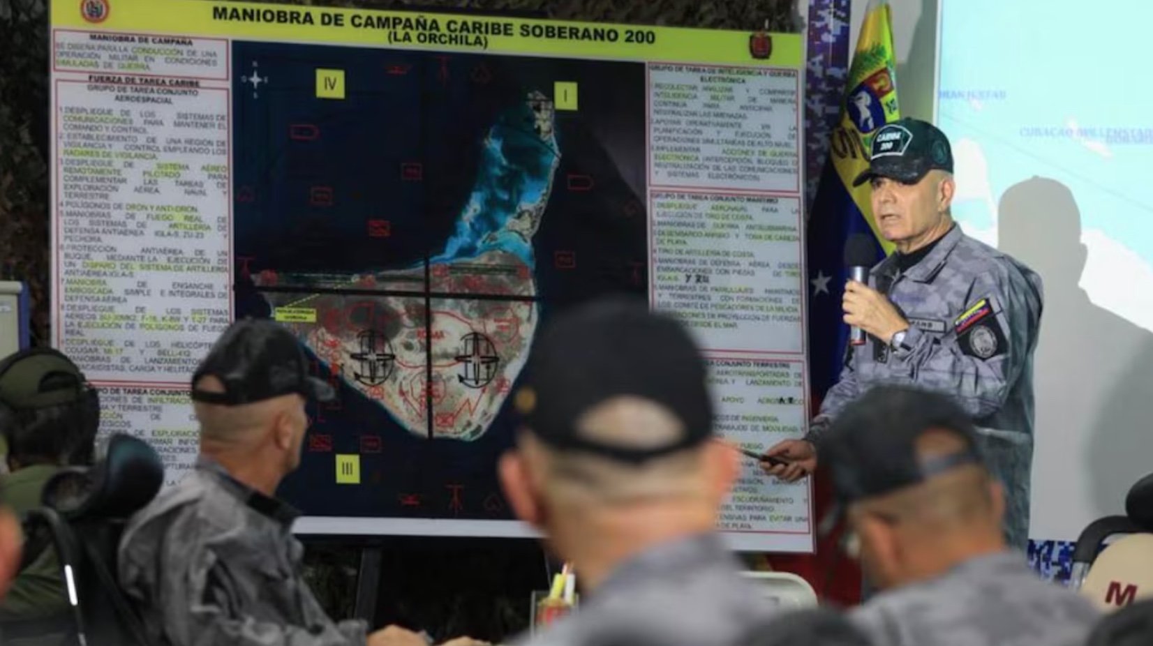 Ejercicios militares de Venezuela en isla La Orchila