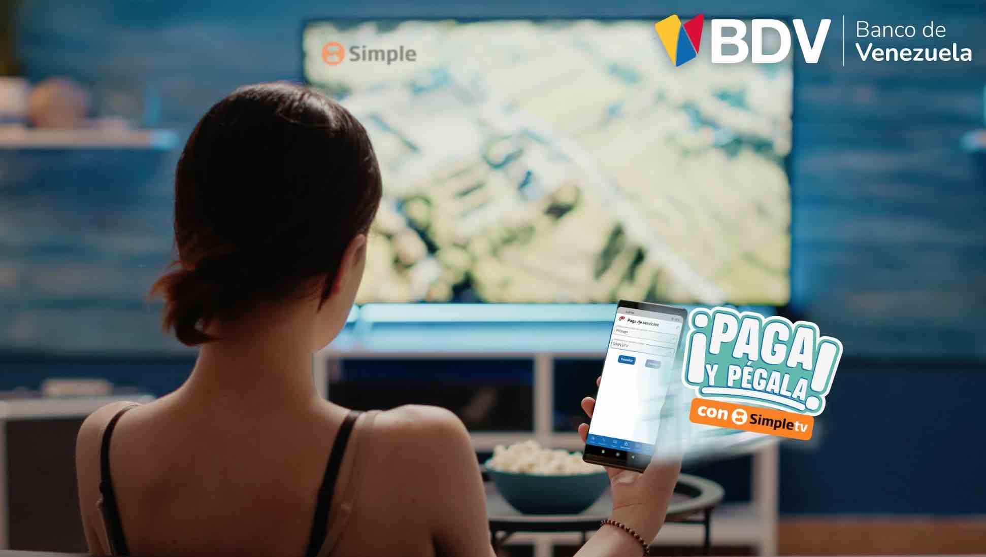 Paga Simpletv con BDVApp y recibe reintegro