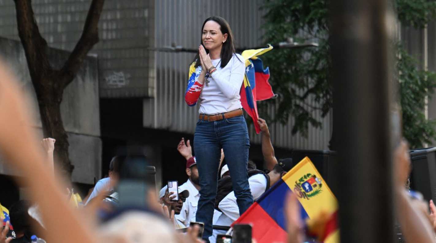 Maria Corina Machado recibe respaldo de lideres internacionales