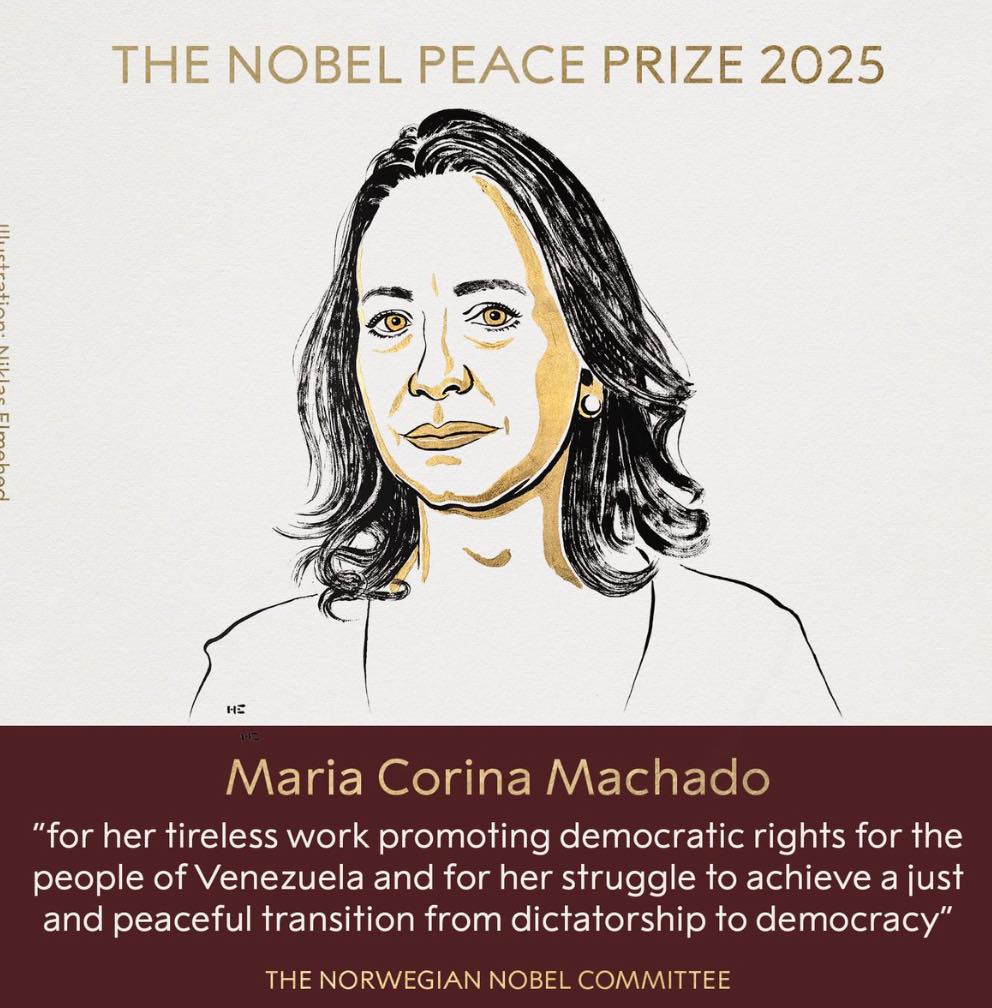 El Nobel de la Paz 2025 enfrenta elogios y duras criticas